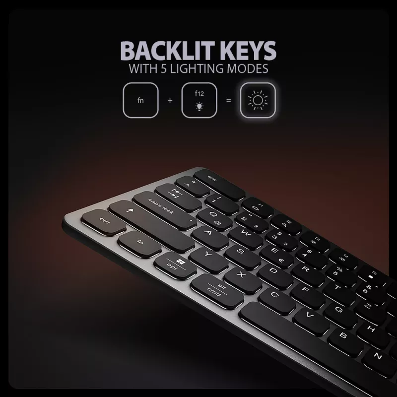 Axagon HMC-KB-GE, hub USB 5Gbps con teclado, HDMI 4K/60Hz, 3x USB-A, SD/mSD, audio, PD 100, distribución alemana