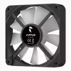 APNX FP2-120 PWM ARGB ventilador de caja, 120 mm, 500–1800 rpm, 83,85 CFM, 34,8 dB, negro