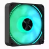 APNX FP2-120 PWM ARGB ventilador de caja, 120 mm, 500–1800 rpm, 83,85 CFM, 34,8 dB, negro