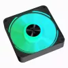 APNX FP2-120 PWM ARGB ventilador de caja, 120 mm, 500–1800 rpm, 83,85 CFM, 34,8 dB, negro