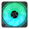 APNX FP2-120 PWM ARGB ventilador de caja, 120 mm, 500–1800 rpm, 83,85 CFM, 34,8 dB, negro