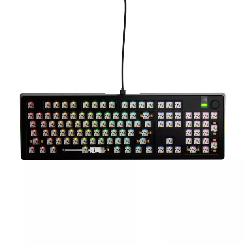 Teclado barebones Glorious PC Gaming Race GMMK 3 PRO Full-Size USB RGB LED
