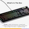 Teclado barebones Glorious PC Gaming Race GMMK 3 PRO Full-Size USB RGB LED