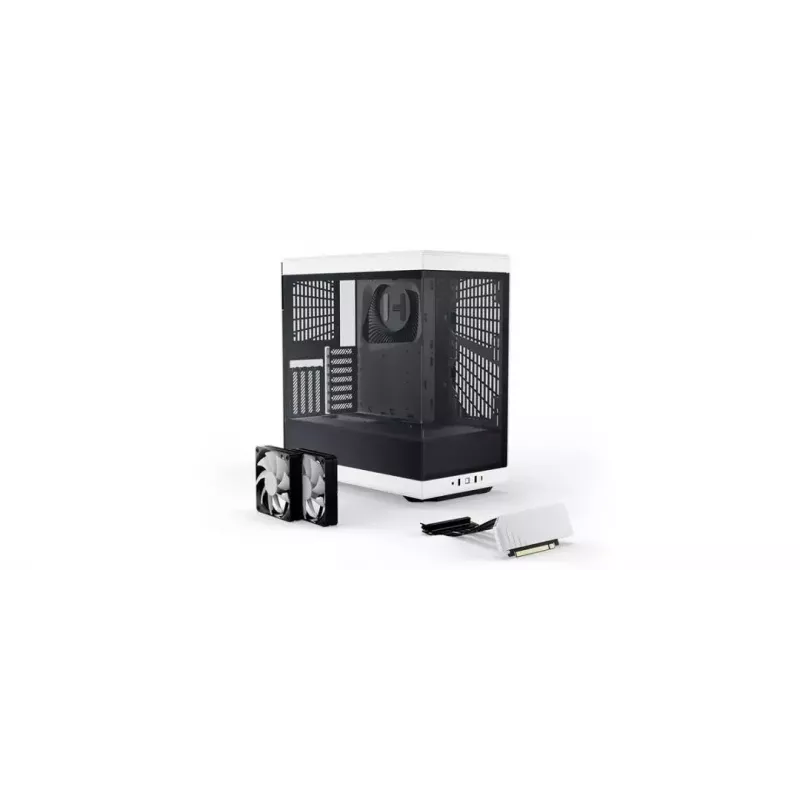 Caja de PC HYTE Y40 Midi Tower negro, blanco