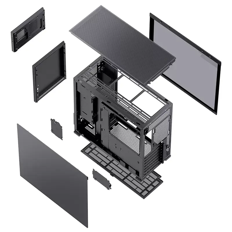 Caja PC Jonsbo D41 STD Midi Tower negro