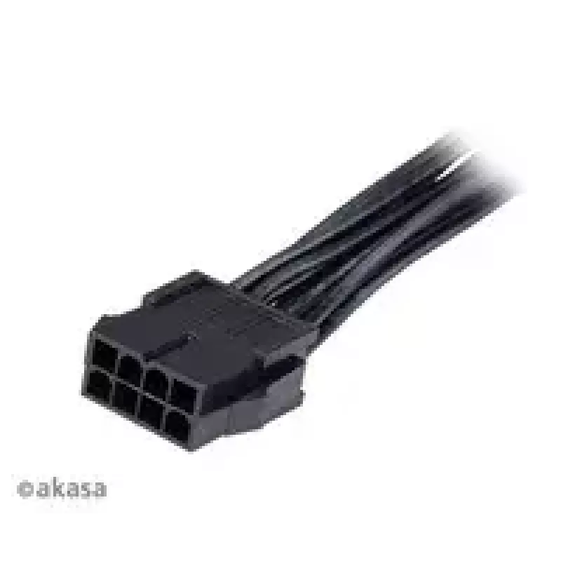 Cable adaptador Akasa AK-CBPW22-15 de EPS de 8 pines a EPS de 8 pines + ATX de 4 pines, 15 cm