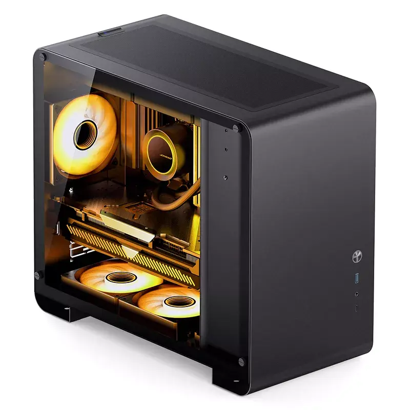 Caja de PC Jonsbo U4 Mini Mini Tower negra