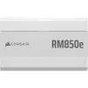 Fuente de alimentación CORSAIR – serie RMe RM850e – totalmente modular, silenciosa, ATX – blanca