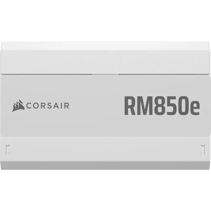 Fuente de alimentación CORSAIR – serie RMe RM850e – totalmente modular, silenciosa, ATX – blanca