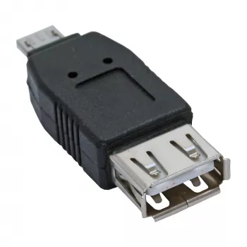 Adaptador InLine Micro USB Micro-A macho a USB Type A hembra 31600