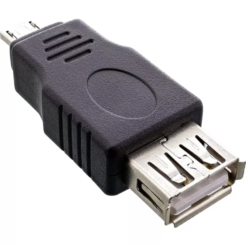 Adaptador InLine Micro USB Micro-A macho a USB Type A hembra 31600