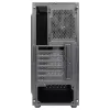Caja de PC Aerocool DELTABKV1 ATX frontal RGB, ventana lateral completa, ventilador de 12cm, negra