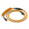Cable espiral USB GLORIOUS GMMK Glorious Gold para teclados mecánicos, cable espiral extraíble, USB-A a USB-C