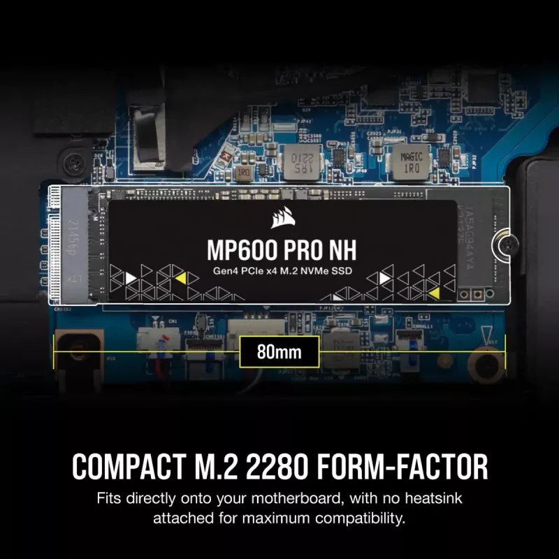 SSD CORSAIR - 4TB - MP600 Pro Nh PCI-E 4.0 (gen 4) x4 NVMe M.2