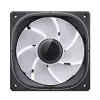 Jonsbo FR-505BR ventilador de caja ARGB con aspas invertidas, PWM, 120 mm, 47,17 CFM, negro