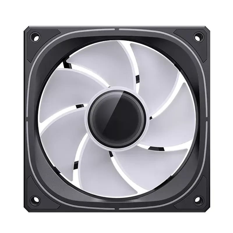 Jonsbo FR-505BR ventilador de caja ARGB con aspas invertidas, PWM, 120 mm, 47,17 CFM, negro