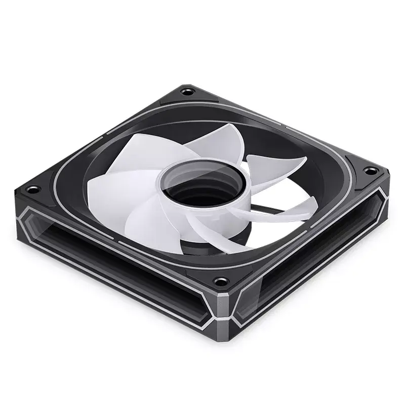 Jonsbo FR-505BR ventilador de caja ARGB con aspas invertidas, PWM, 120 mm, 47,17 CFM, negro