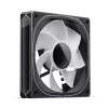 Jonsbo FR-505BR ventilador de caja ARGB con aspas invertidas, PWM, 120 mm, 47,17 CFM, negro