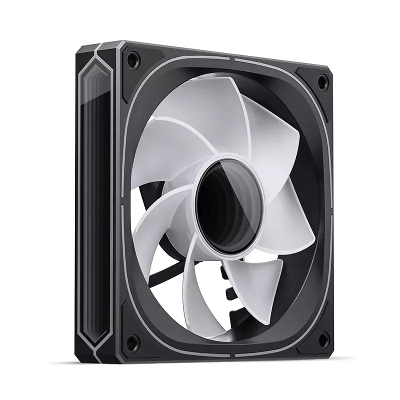 Jonsbo FR-505BR ventilador de caja ARGB con aspas invertidas, PWM, 120 mm, 47,17 CFM, negro