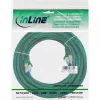 Cable de red InLine S/FTP PiMF Cat.6A libre de halógenos 500MHz verde 10m
