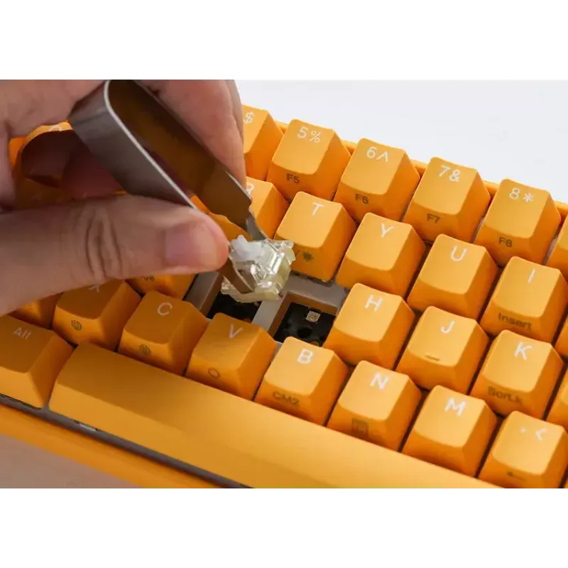 Ducky One 3 Amarillo Mini Teclado, Gaming, USB, mecánico, RGB LED