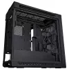 Caja de PC ASUS ProArt PA602 Midi Tower Negro – compatible con ATX/EATX, cristal templado, 2 ventiladores frontales de 200 mm, radiador superior de 360 mm, GPU hasta 450 mm