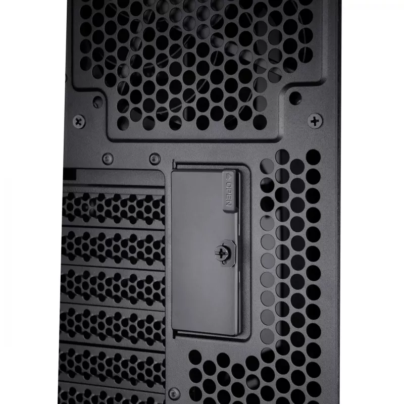 Caja de PC ASUS ProArt PA602 Midi Tower Negro – compatible con ATX/EATX, cristal templado, 2 ventiladores frontales de 200 mm, radiador superior de 360 mm, GPU hasta 450 mm