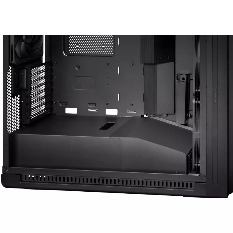 Caja de PC ASUS ProArt PA602 Midi Tower Negro – compatible con ATX/EATX, cristal templado, 2 ventiladores frontales de 200 mm, radiador superior de 360 mm, GPU hasta 450 mm