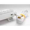 Ducky One 3 Mini Pure White teclado gaming USB alemán 61 teclas RGB LED