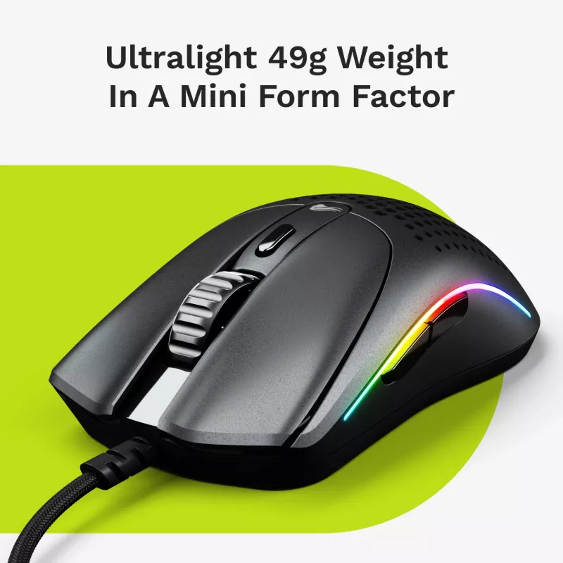 Ratón gaming Glorious Gaming Model O 2 Mini RGB negro