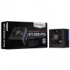 Fuente de alimentación SILVERSTONE ST1200-PTS 1200 W 80 PLUS Platinum, 20+4-Pin ATX, ventilador de 120 mm, negro