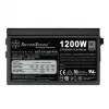 Fuente de alimentación SILVERSTONE ST1200-PTS 1200 W 80 PLUS Platinum, 20+4-Pin ATX, ventilador de 120 mm, negro