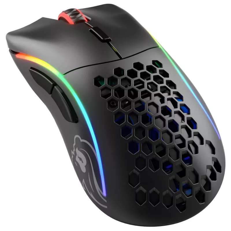 Ratón Glorious Gaming Glorious Model D Wireless – negro mate, diestro, RF Wireless, 19000 DPI, negro