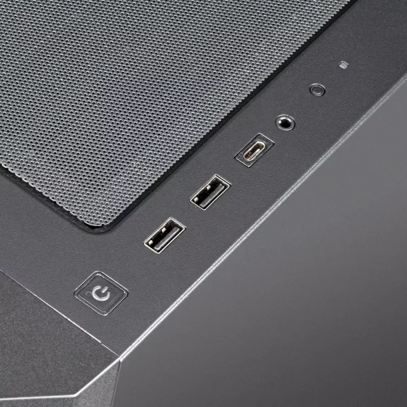 Caja de PC Silverstone SETA H1 Midi Tower negra