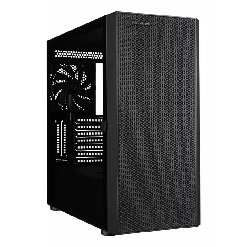 Caja de PC Silverstone SETA H1 Midi Tower negra
