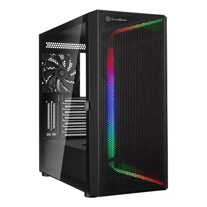 Caja de PC Silverstone SETA H1 Midi Tower negra