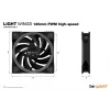 Ventilador be quiet! Light Wings 120mm ARGB PWM High Speed negro