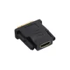 Adaptador InLine HDMI a DVI conector hembra / conector macho dorado, 4K2K