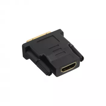 Adaptador InLine HDMI a DVI conector hembra / conector macho dorado, 4K2K