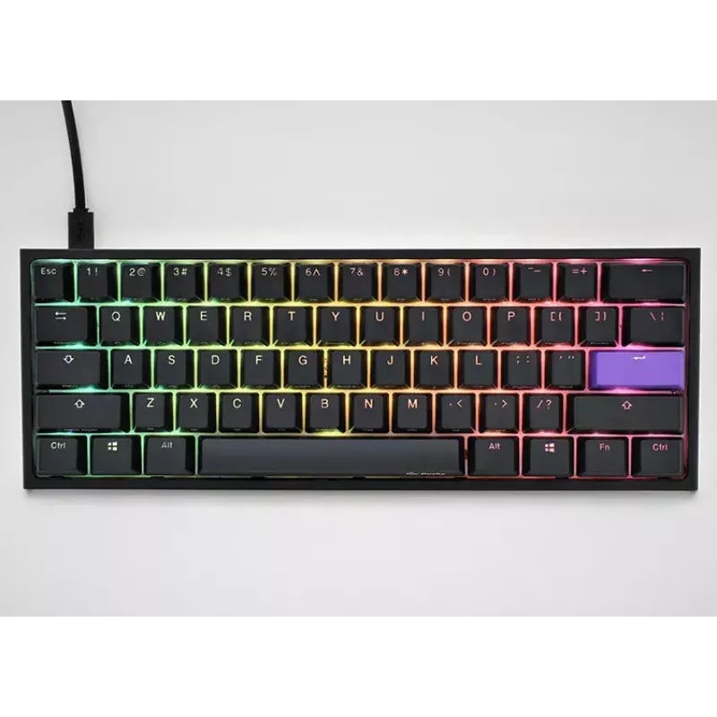 Teclado Ducky One 2 Pro Mini gaming USB QWERTY US inglés negro