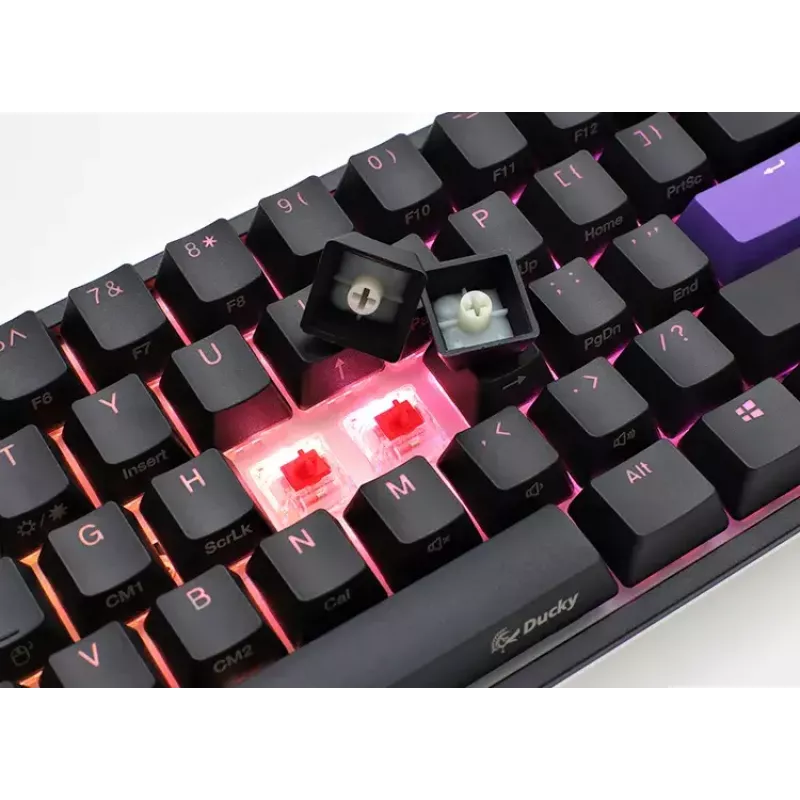 Teclado Ducky One 2 Pro Mini gaming USB QWERTY US inglés negro