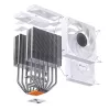 Jonsbo CR-3000 ARGB disipador de CPU de doble torre, 2 x 120 mm, blanco