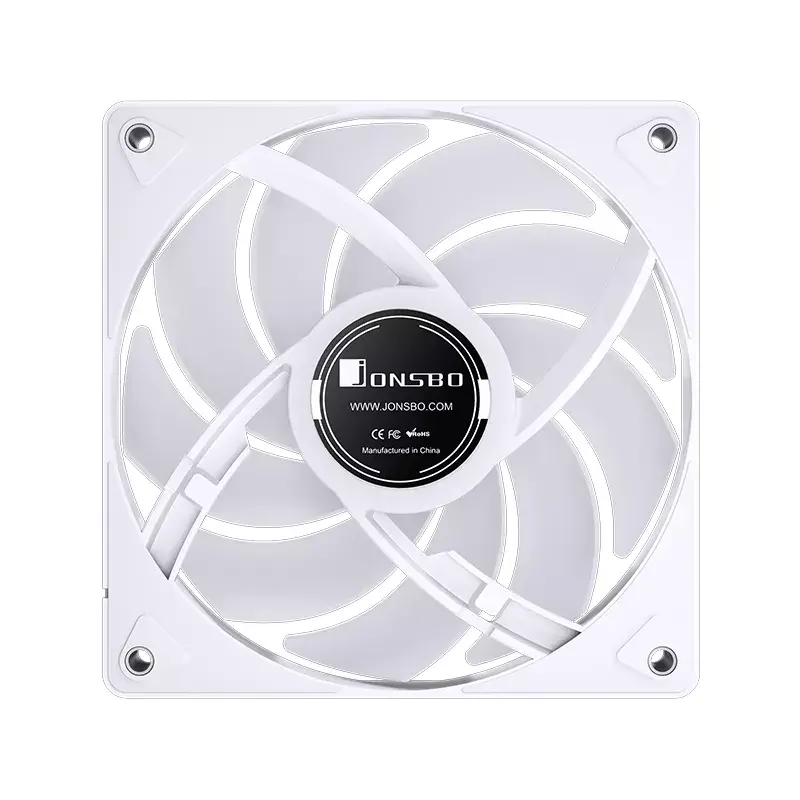 Jonsbo CR-3000 ARGB disipador de CPU de doble torre, 2 x 120 mm, blanco