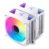 Jonsbo CR-3000 ARGB disipador de CPU de doble torre, 2 x 120 mm, blanco