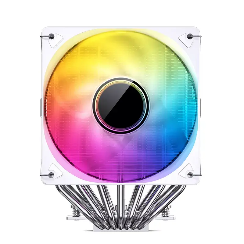 Jonsbo CR-3000 ARGB disipador de CPU de doble torre, 2 x 120 mm, blanco