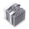 Jonsbo CR-3000 ARGB disipador de CPU de doble torre, 2 x 120 mm, blanco