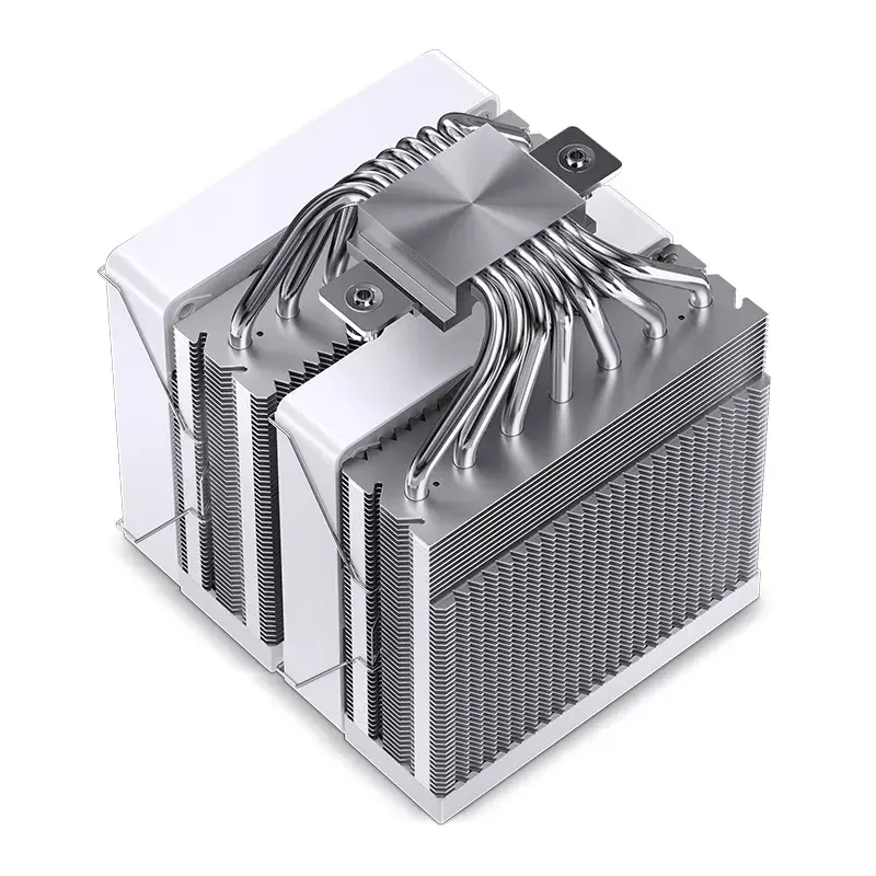 Jonsbo CR-3000 ARGB disipador de CPU de doble torre, 2 x 120 mm, blanco
