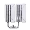 Jonsbo CR-3000 ARGB disipador de CPU de doble torre, 2 x 120 mm, blanco