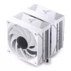 Jonsbo CR-3000 ARGB disipador de CPU de doble torre, 2 x 120 mm, blanco