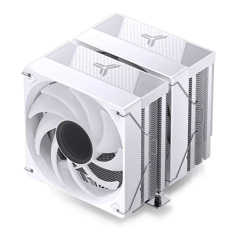 Jonsbo CR-3000 ARGB disipador de CPU de doble torre, 2 x 120 mm, blanco